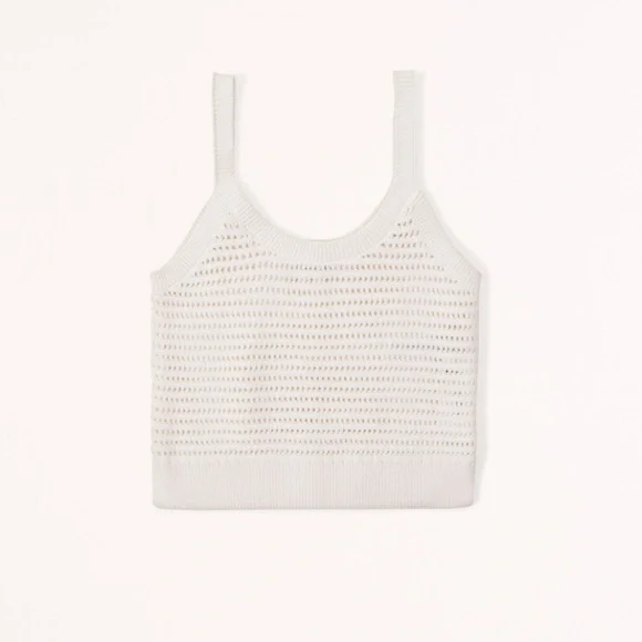 Abercrombie Crochet Scoopneck SIZE M - Picture 5 of 9